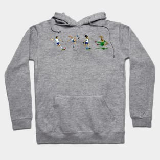 Women's football players Hoodie